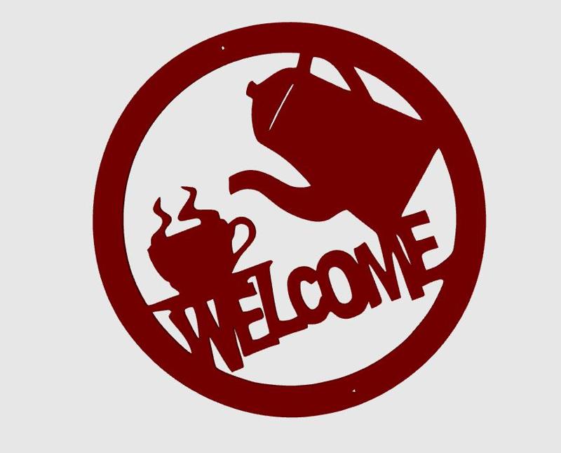 Welcome wall decoration