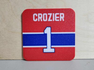 NHL Coaster - CHARLIE CROZIER