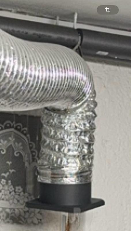 Exhaust pipe adapter for 150mm