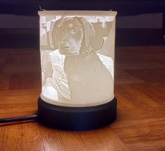 lithophane lamp base
