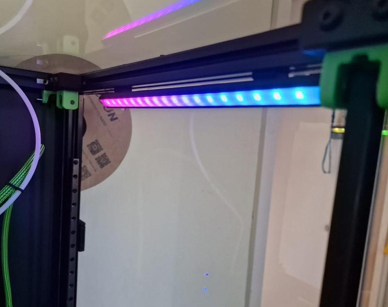Disco on a stick - Voron LED diffuser