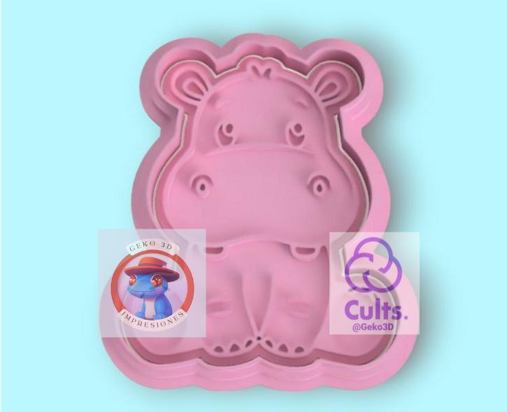 Hippo cookie cutter (Hippo cookie cutter)