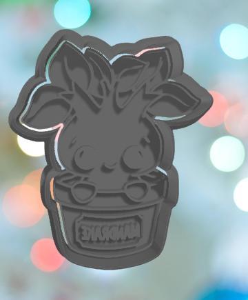 Harry Potter Mandrake Root Cookie Cutter