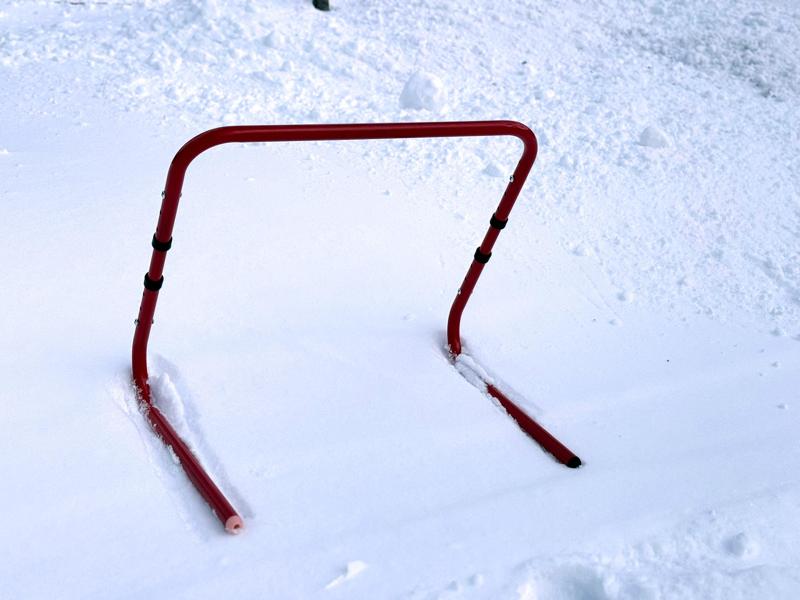 Skate training aid - replacement end cap for support pole