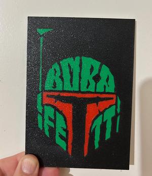 BOBA FETT  ART LETTER