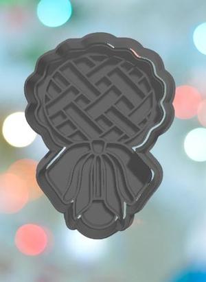 Baby Shower Blue Berry Pie Rattle Cookie Cutter