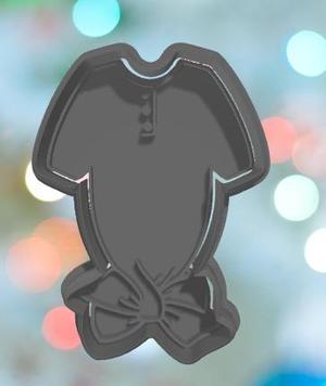 Baby Shower Knotted Bow Onesie Cookie Cutter