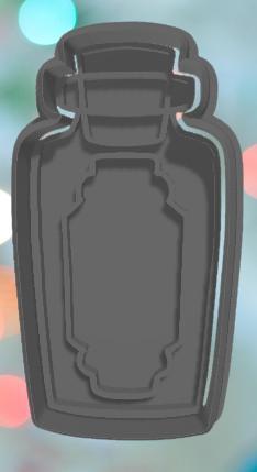 Halloween Potion Bottle 1 Cookie Cutter