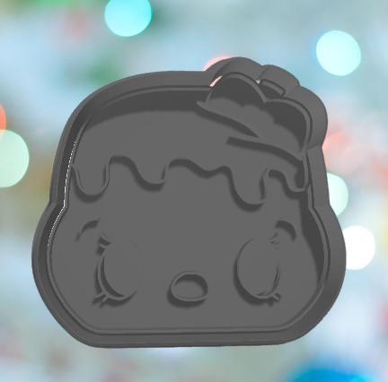 Christmas Ginger Bread Man Face Cookie Cutter