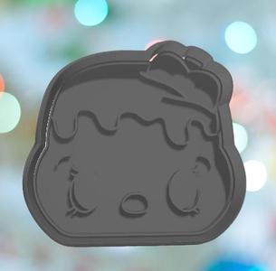 Christmas Ginger Bread Man Face Cookie Cutter