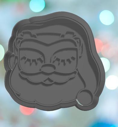 Christmas Bedtime Santa Cookie Cutter