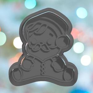Baby Santa Cookie Cutter