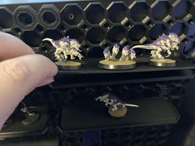 Miniatures Holding Plate for Multiboard Push-Fit Shelf (Magnetized)