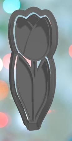 Mothers Day Tulip Cookie Cutter