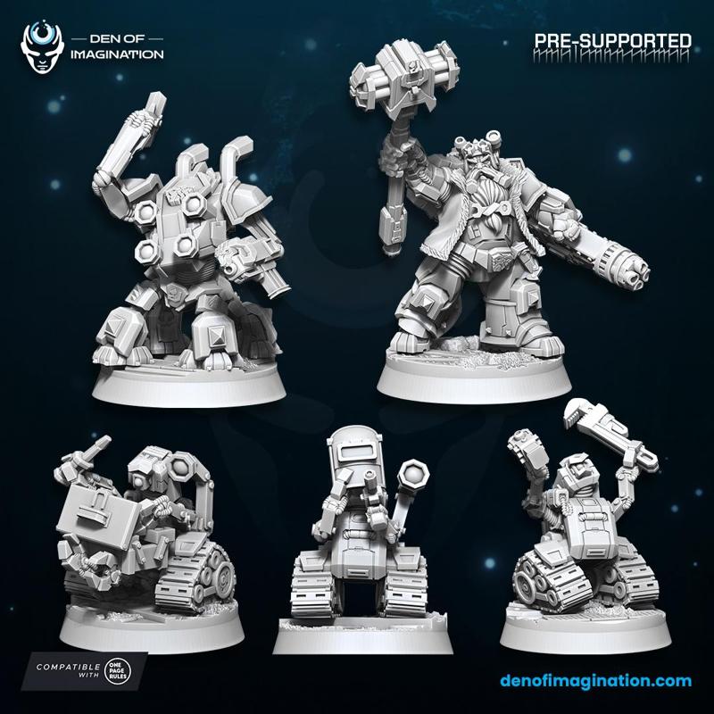 Space Dwarfs - Khazaroth Empire Techsmith set