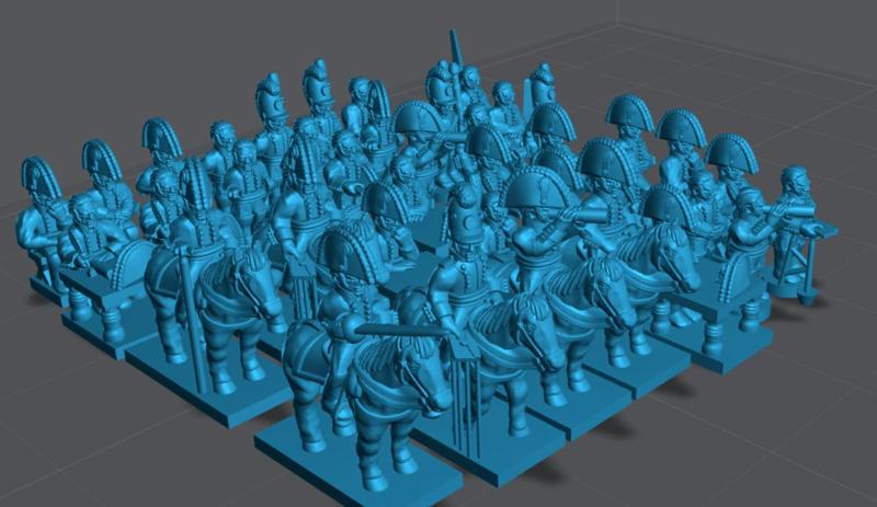 6-15mm Bavarian HQ/Command Set (1805-15) NAP-BA-4