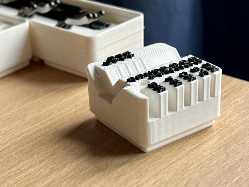 Gridfinity Screw Measure Tool, 1x1 Tall Edition