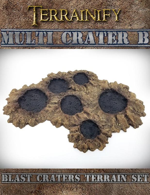 Multi Crater B: Blast Craters Terrain Set