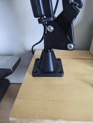 Base for adjustable lamp ("architect adjustable lamp")