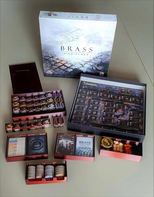 Brass Birmingham - Board Game Inserts