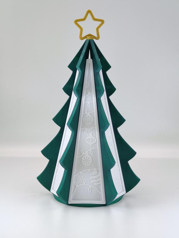 Christmas Tree Tealight Lamp