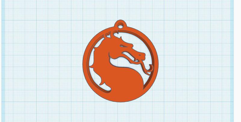 dragon keychain
