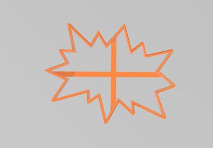 Explosion Cookie Cutter / BANG