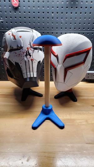 Low cost helmet stand - perfect for display