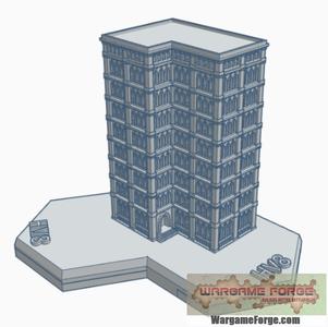Gothic Building 99 Hex Map Scale HMSG099