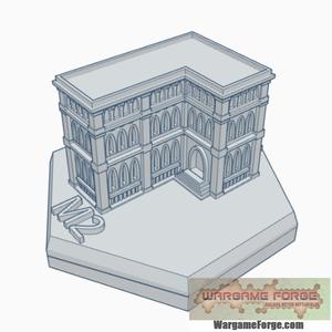 Gothic Building 18 Hex Map Scale HMSG018