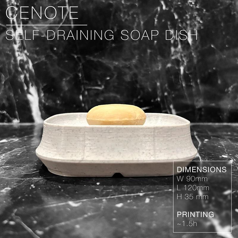 CENOTE | Self-Draining Soap Dish