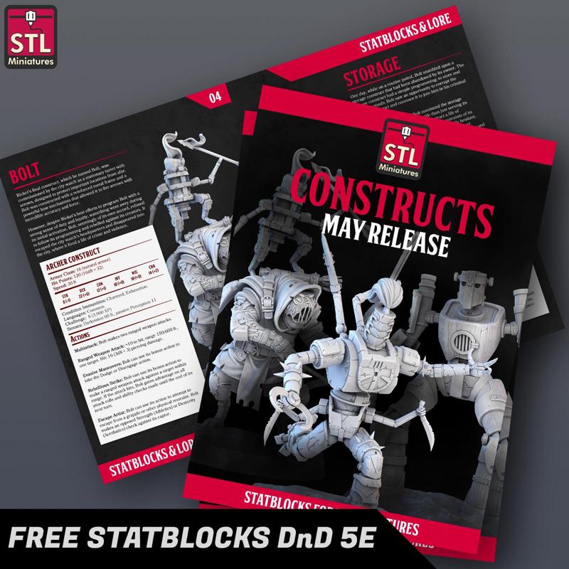 StatBlocks - Construct Set