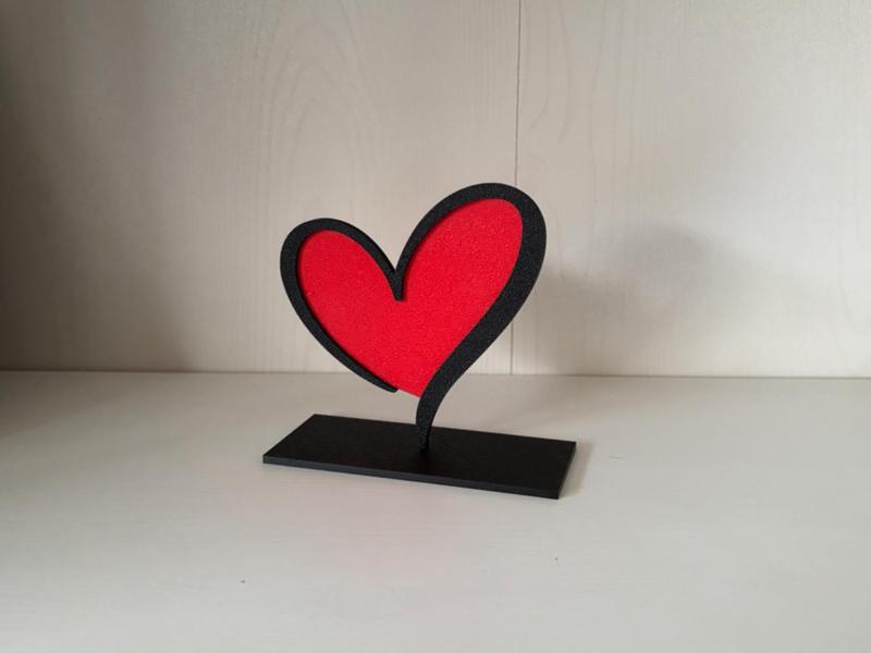 Heart Stand in Red for Valentines Day