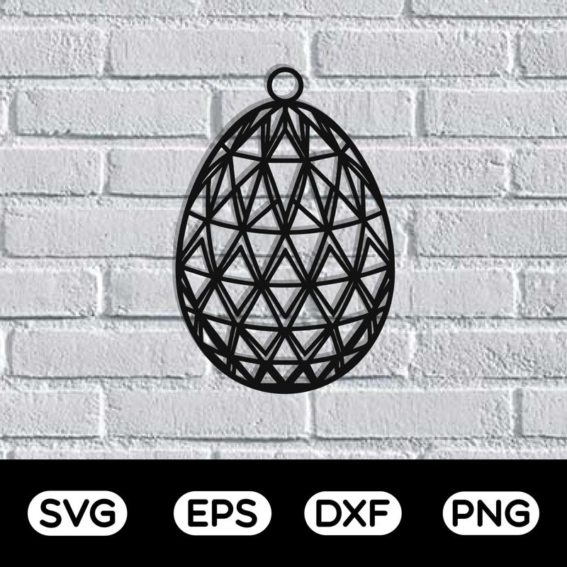 Easter Egg Laser cut SVG
