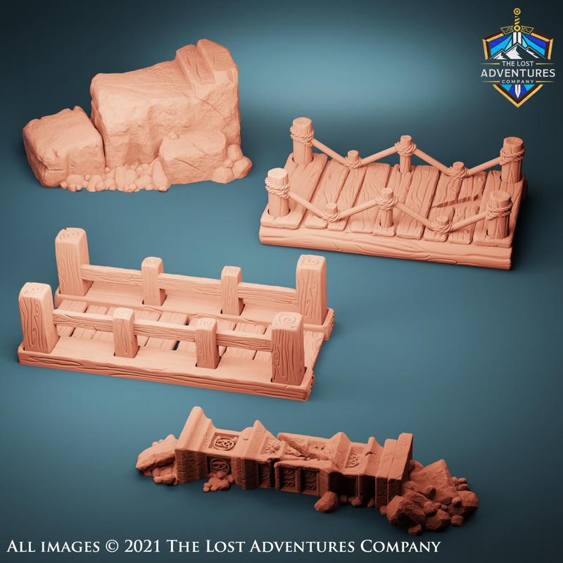 Sunken City Core Bridges (Set of 4)
