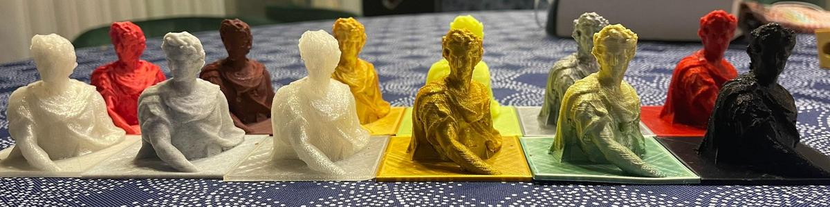 Caeser Desktop Statue