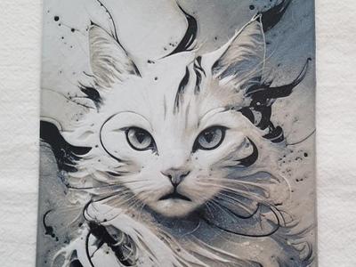 Black and Gray Cat 1