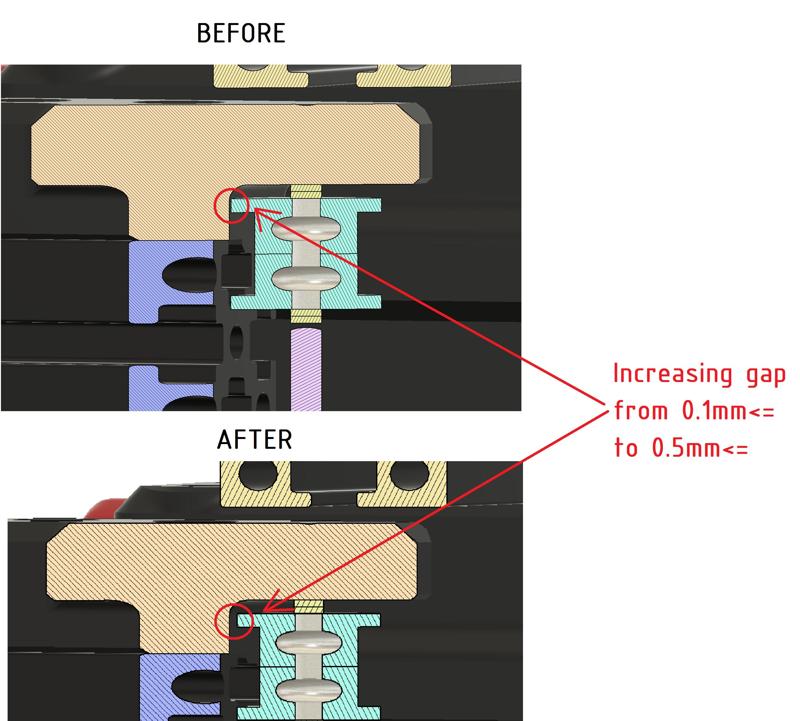 Updated  XY Joint Right Upper for Voron V0