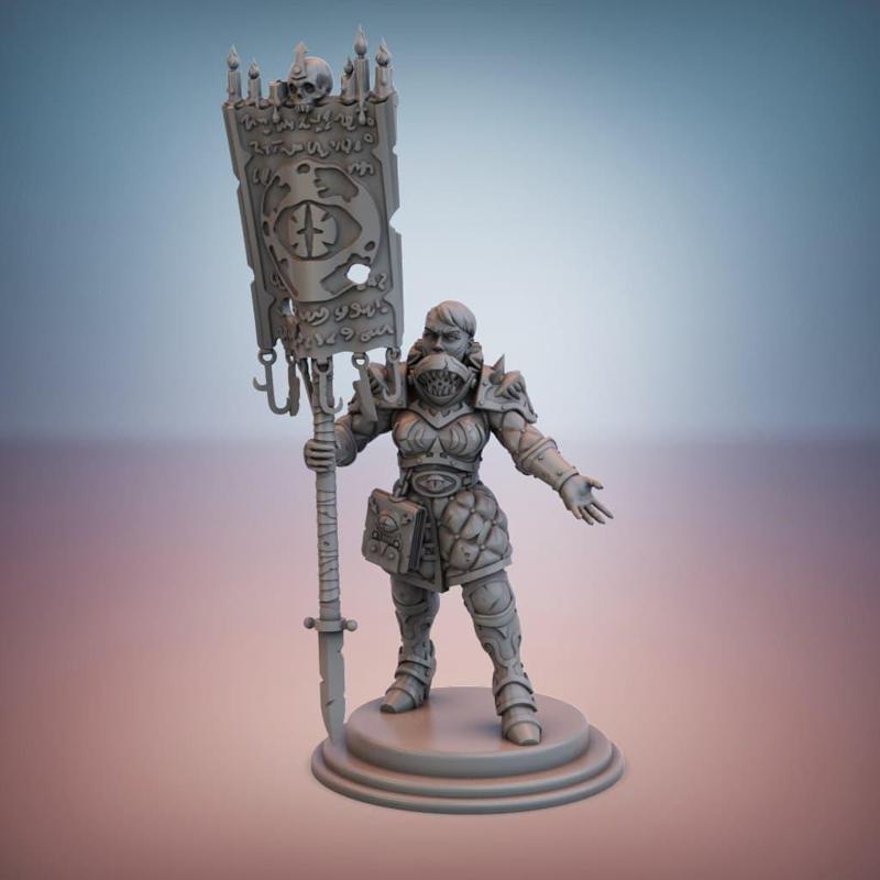 Adepts of Asmodeus. Banner Bearer.