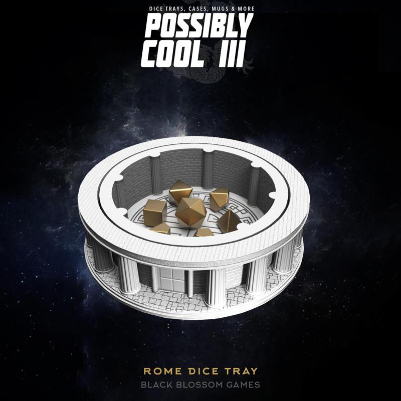 T3DT12 Rome Dice Tray:: Possibly Cool Dice Tower 3