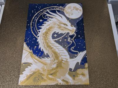 Golden Dragon HueForge with frame