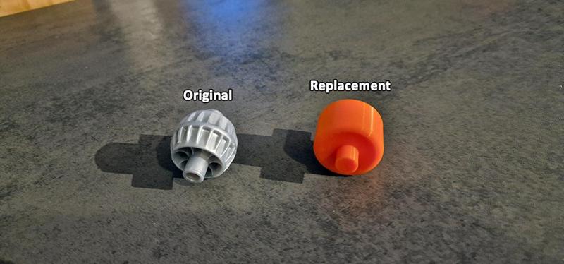 Rotho Clear Box (Bauhaus) - Simple wheel / roller / castor replacement