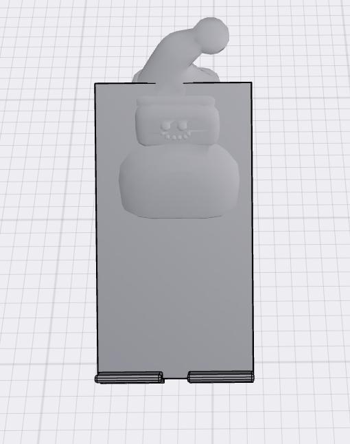 snowman phone stand