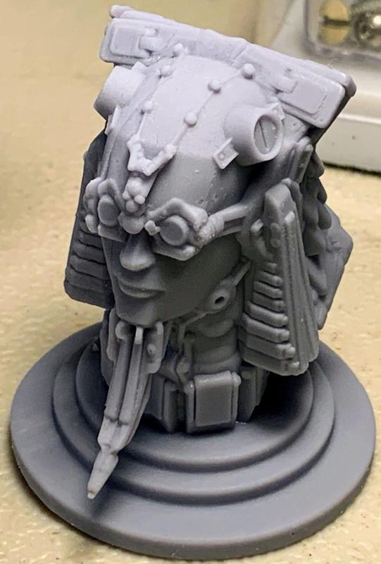 Mechanical Egyptian Male Bust