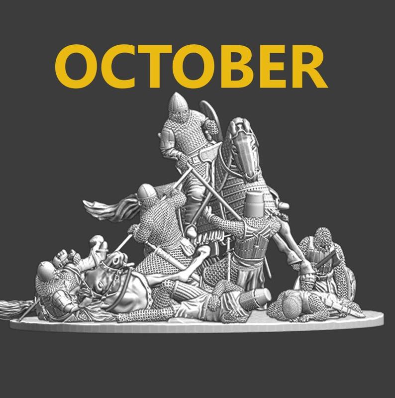 Tribe Release October - Medieval battle crusaders vs. Kievan-Rus