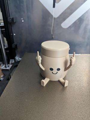 Lid for Middle Finger Happy Pot