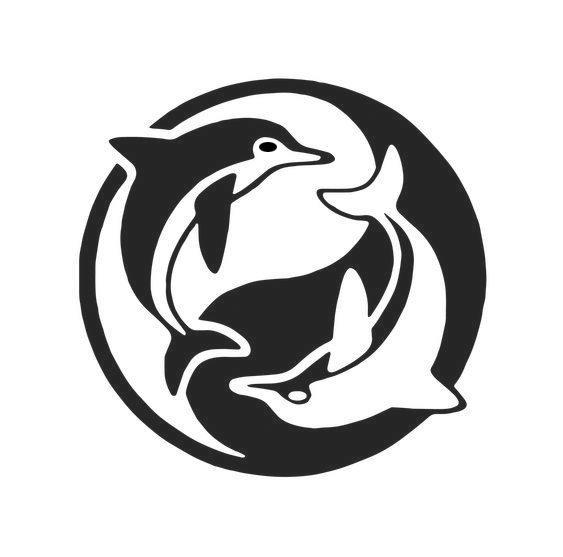 Yin Yang Dolphins