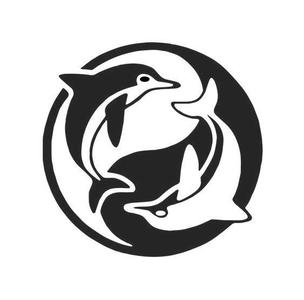 Yin Yang Dolphins