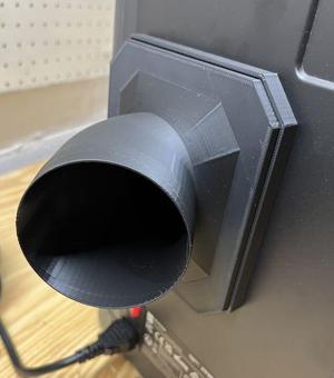 Bambu Lab P1S Magnet Mount 3" Duct