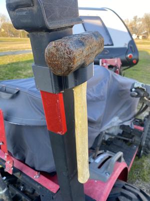 Sledge Hammer Holder for Tractor